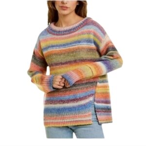 Cinq a Sept Laci Striped Wool-Blend Sweater